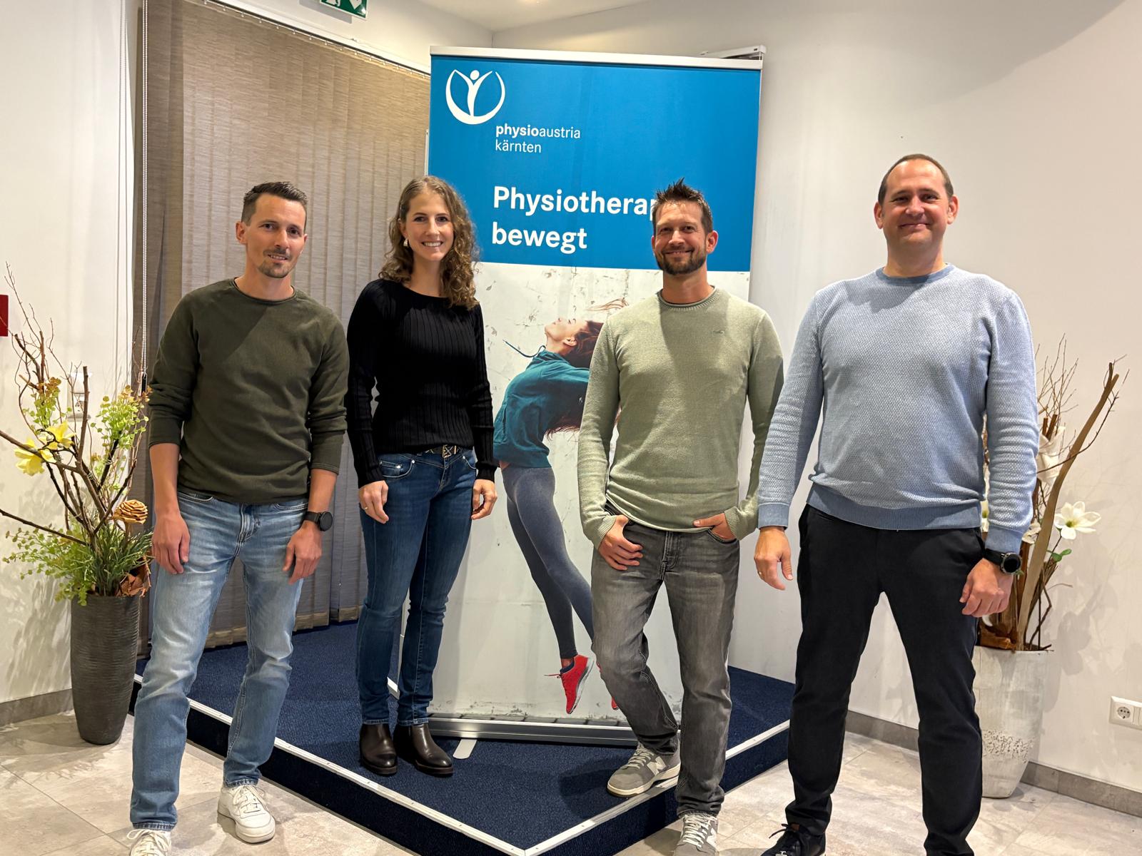 Landesverband Kärnten Vorstand 2025 v.l.n.r.: Rudi Sandriesser, Stefanie Plieschnegger,  Philipp Schretter, Wolfgang Mayer 