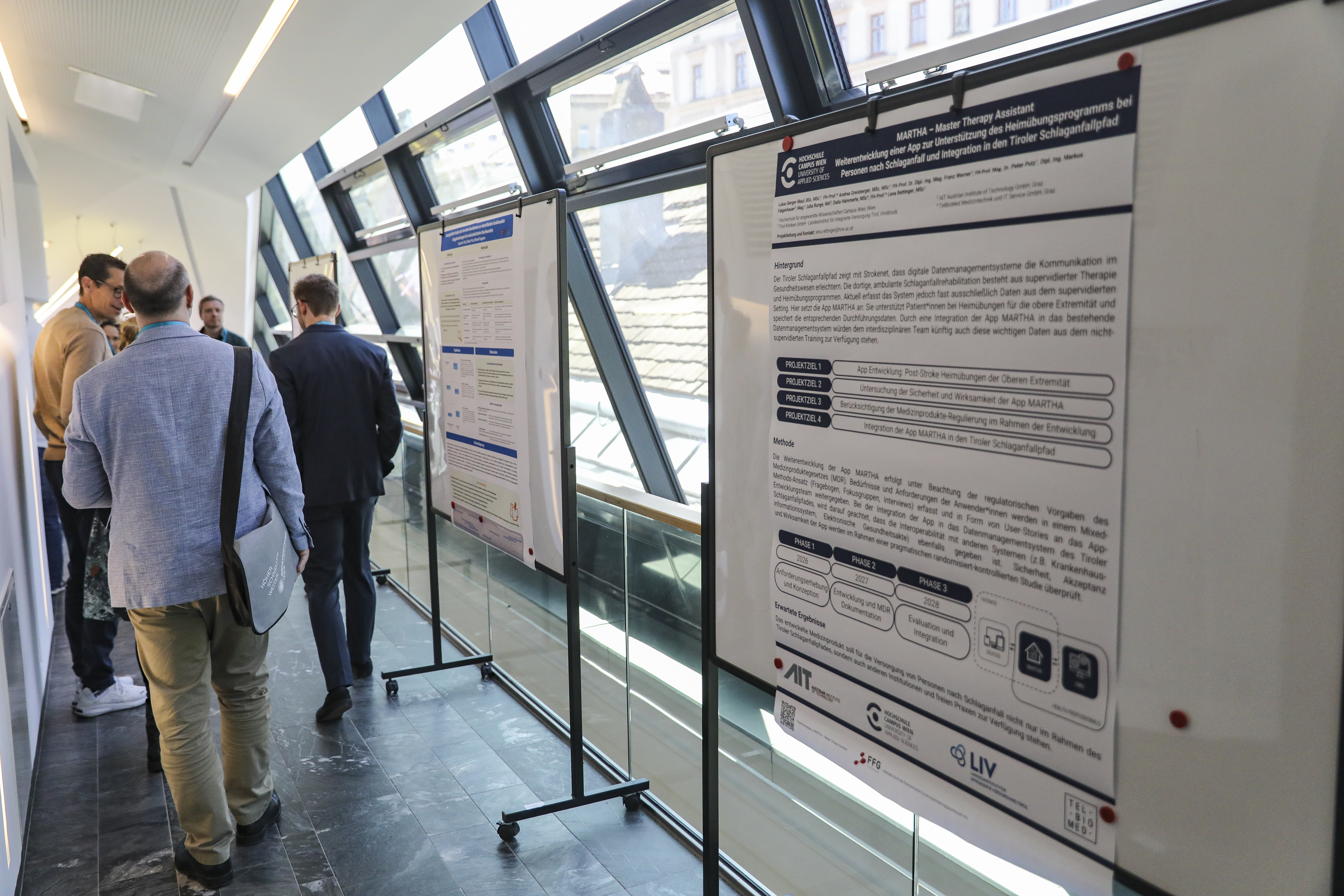 Fachliches Netzwerk Neurologie beim Posterwalk beim Physio Austria Symposium 2026