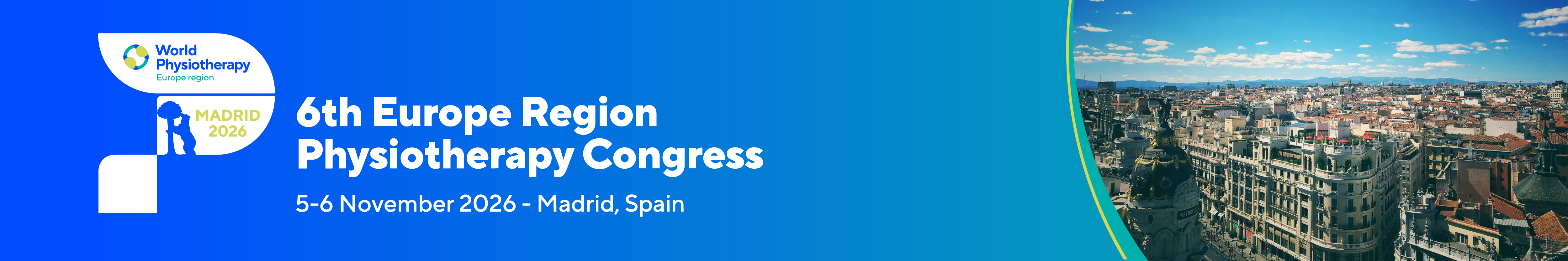 Einladung 6. Europe Region Physiotherapy Congress
