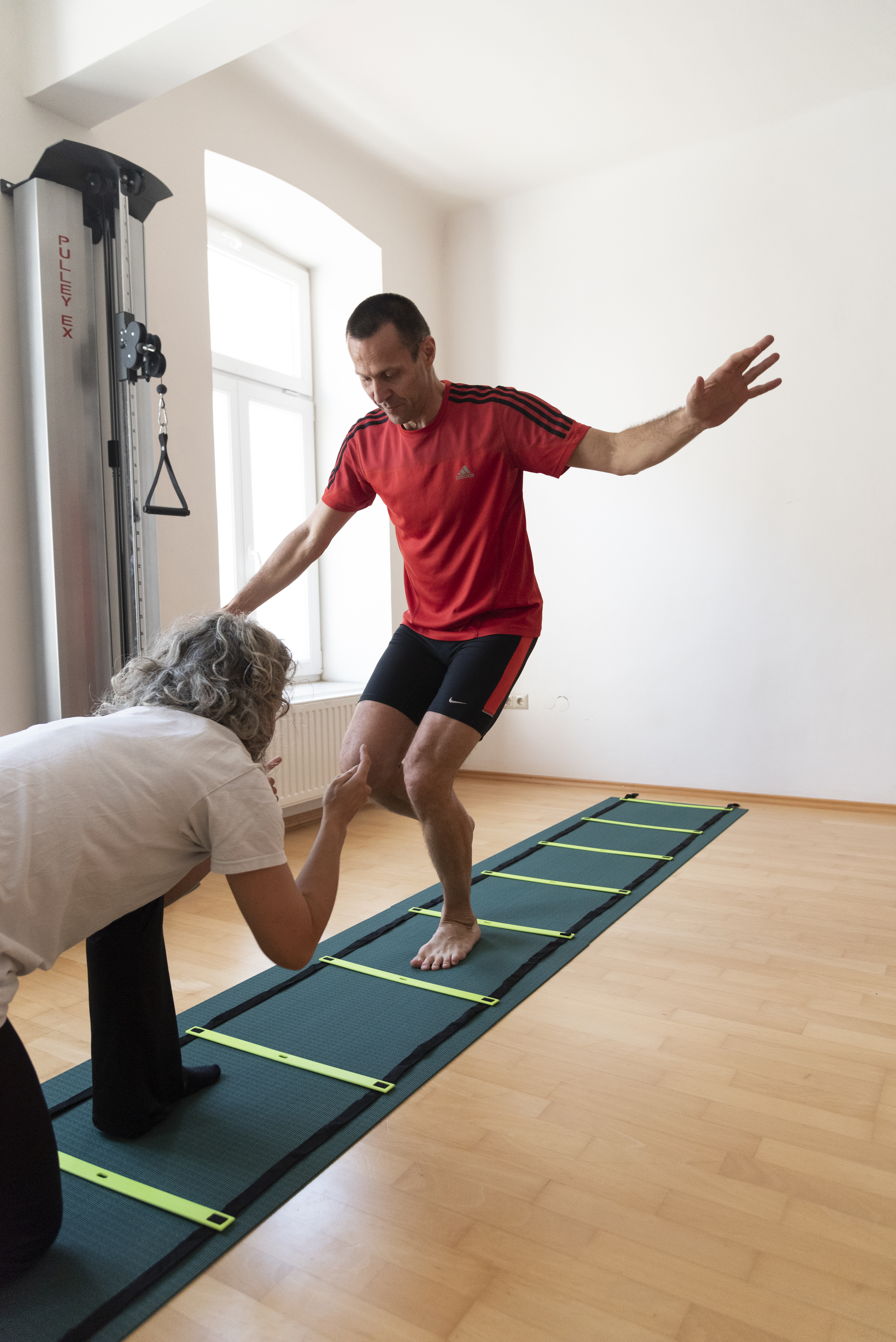 Physiotherapeutisches Beinachsentraining